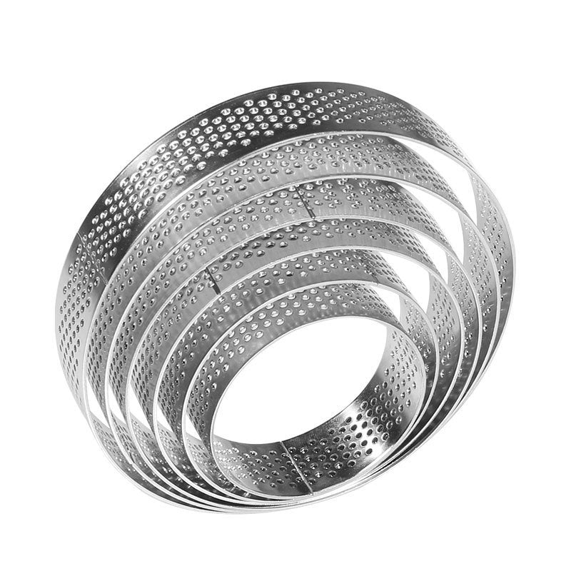 6PCS 5 / 6 / 7 / 8 / 9 / 10CM Diameter Baking Mold Stainless Steel Cake Tart Ring (BPA-Free, No FDA) 6PCS 5 / 6 / 7 / 8 / 9 / 10CM Diameter Baking Mold Stainless Steel Cake Tart Ring (BPA-Free, No FDA)